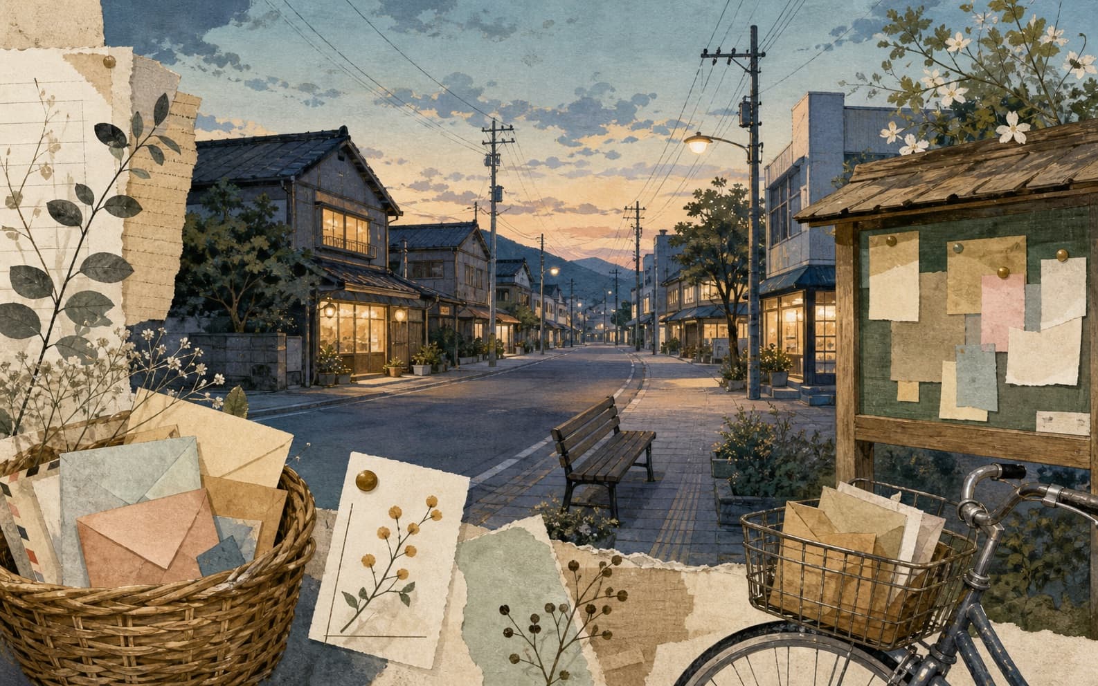 まちの便り編集部の世界観を表すサムネイル